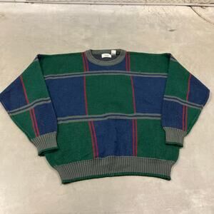 vintage y2k sears patterned sweater